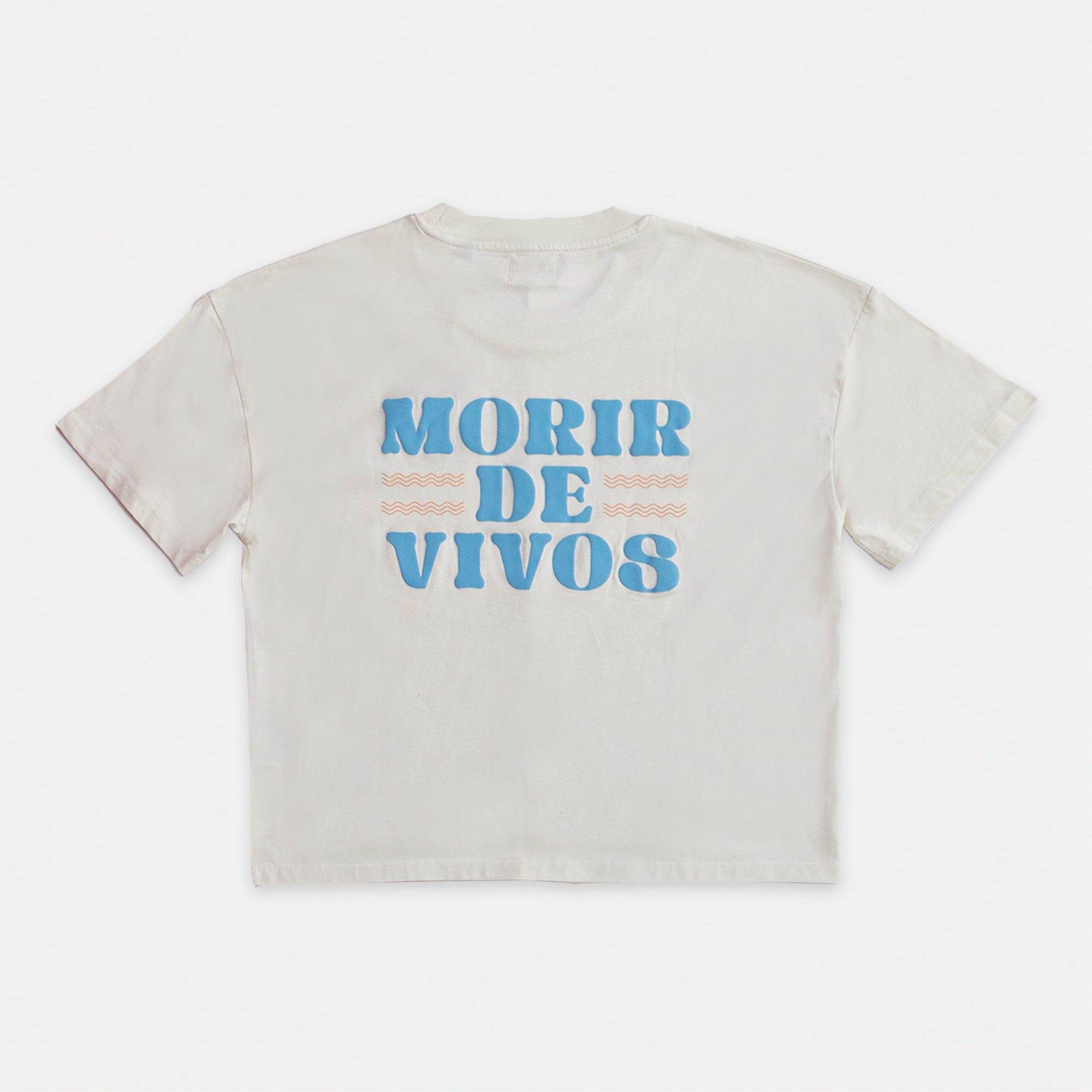 Camiseta Boxy Morir de Vivos - Chica