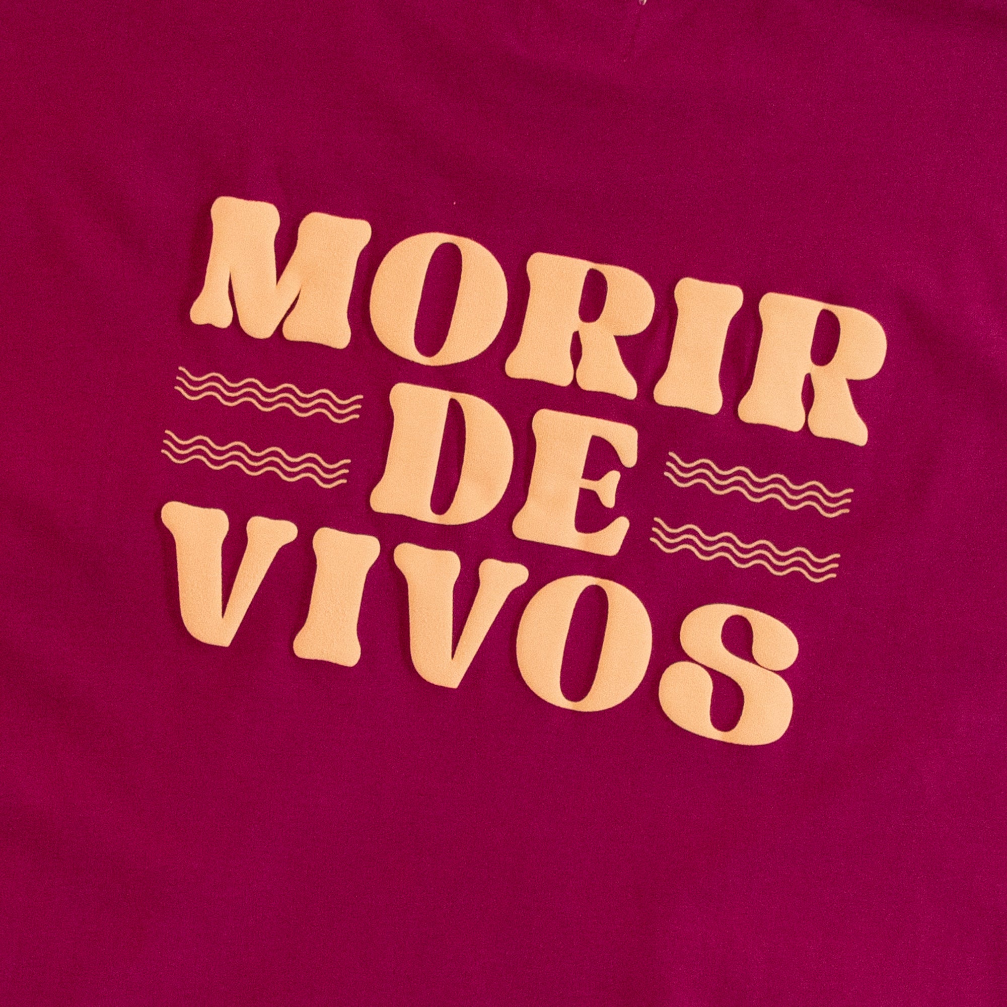 Camiseta Boxy Morir de Vivos - Chica