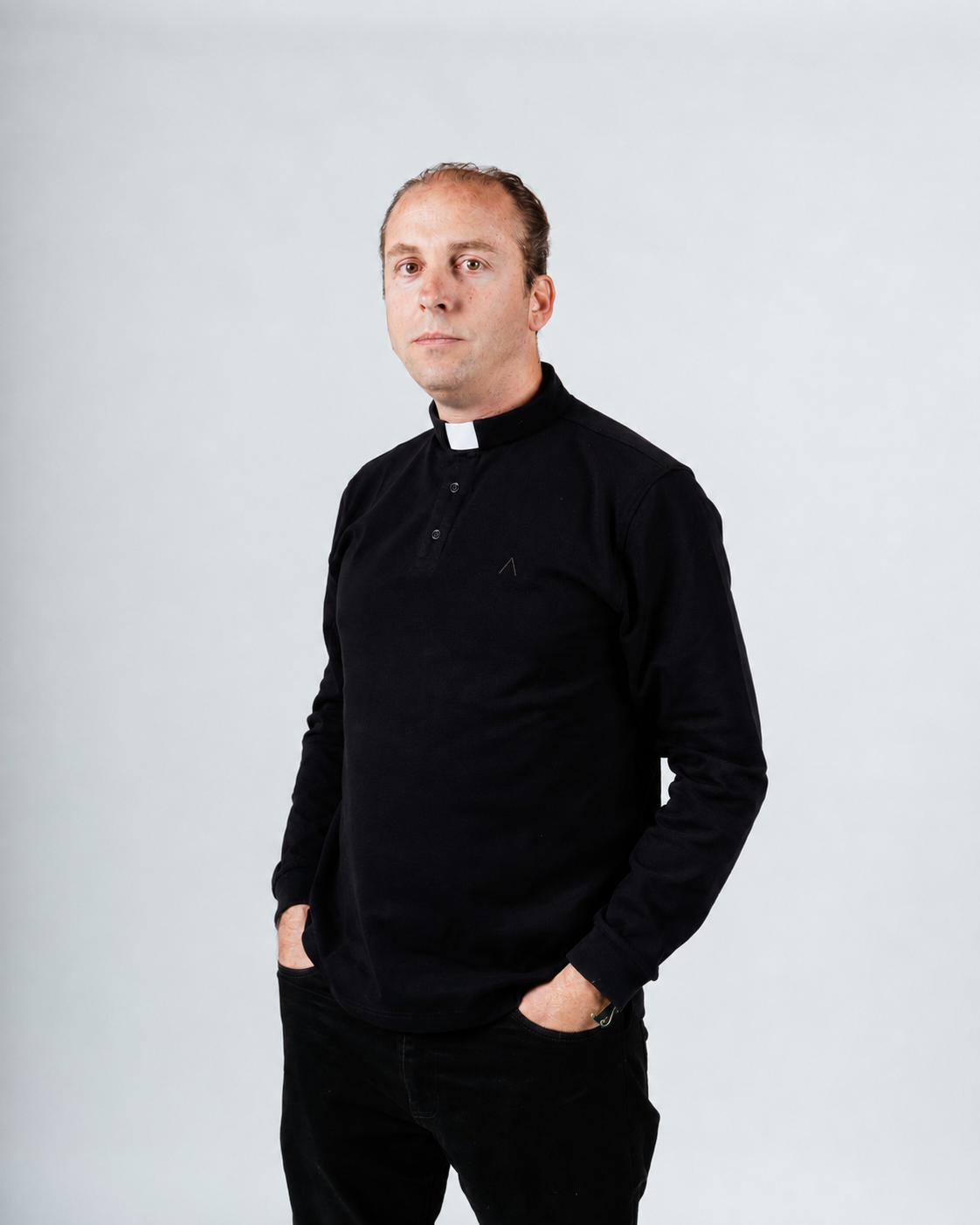POLO SACERDOTE manga larga