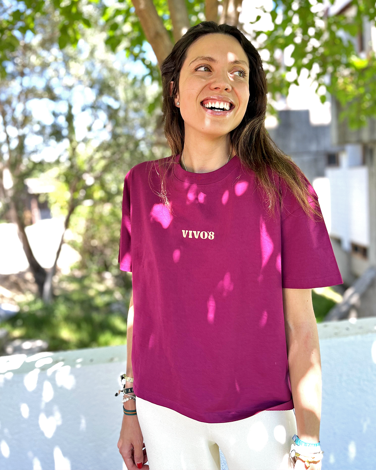 Camiseta Boxy Morir de Vivos - Chica