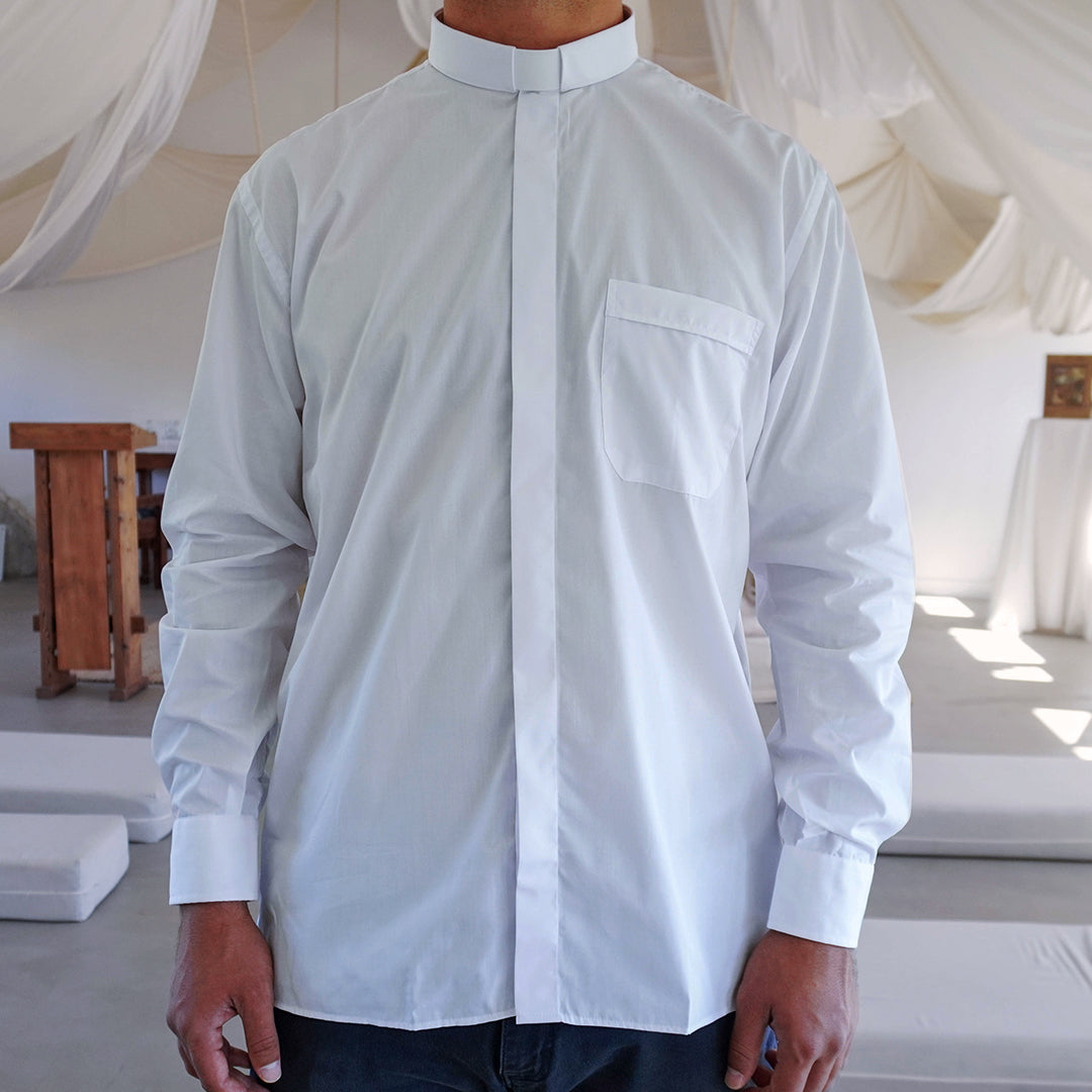 CAMISA SACERDOTE manga larga