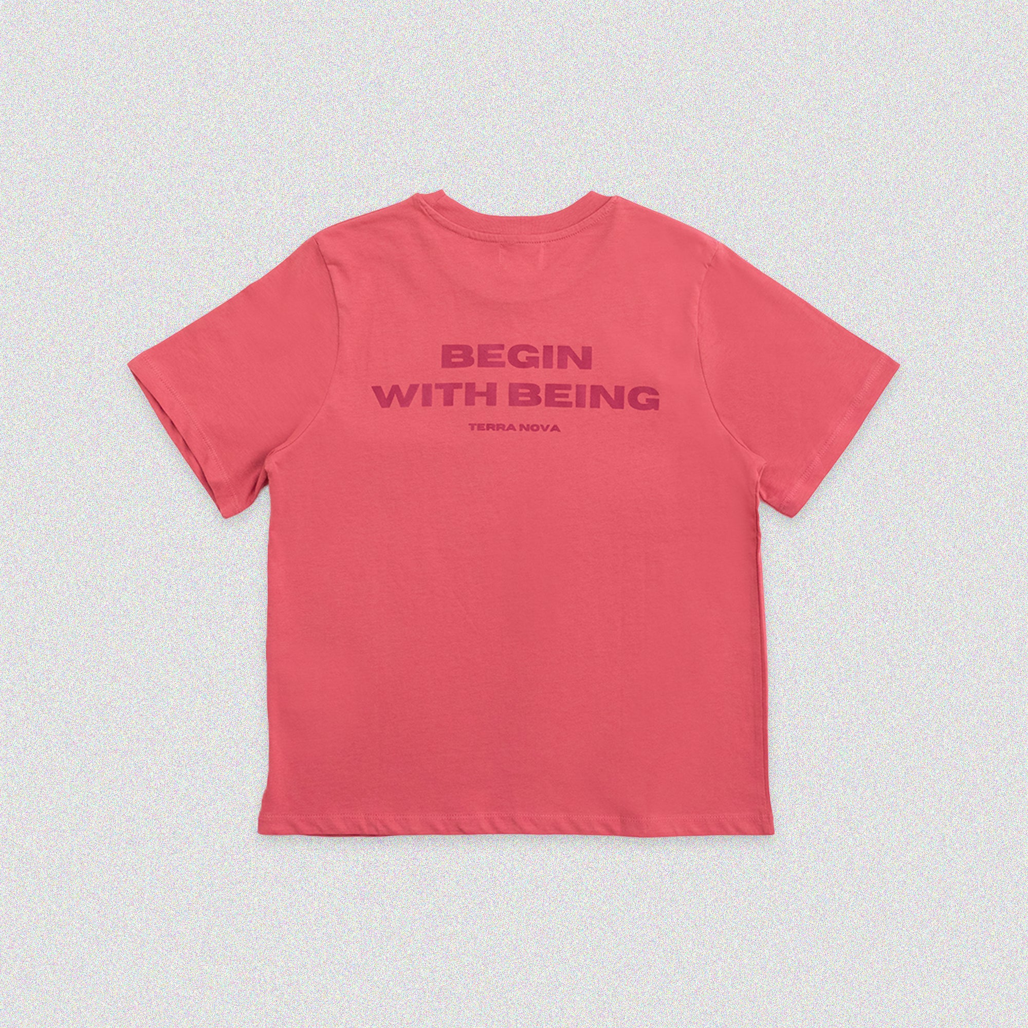 Camiseta Boxy Begin With being