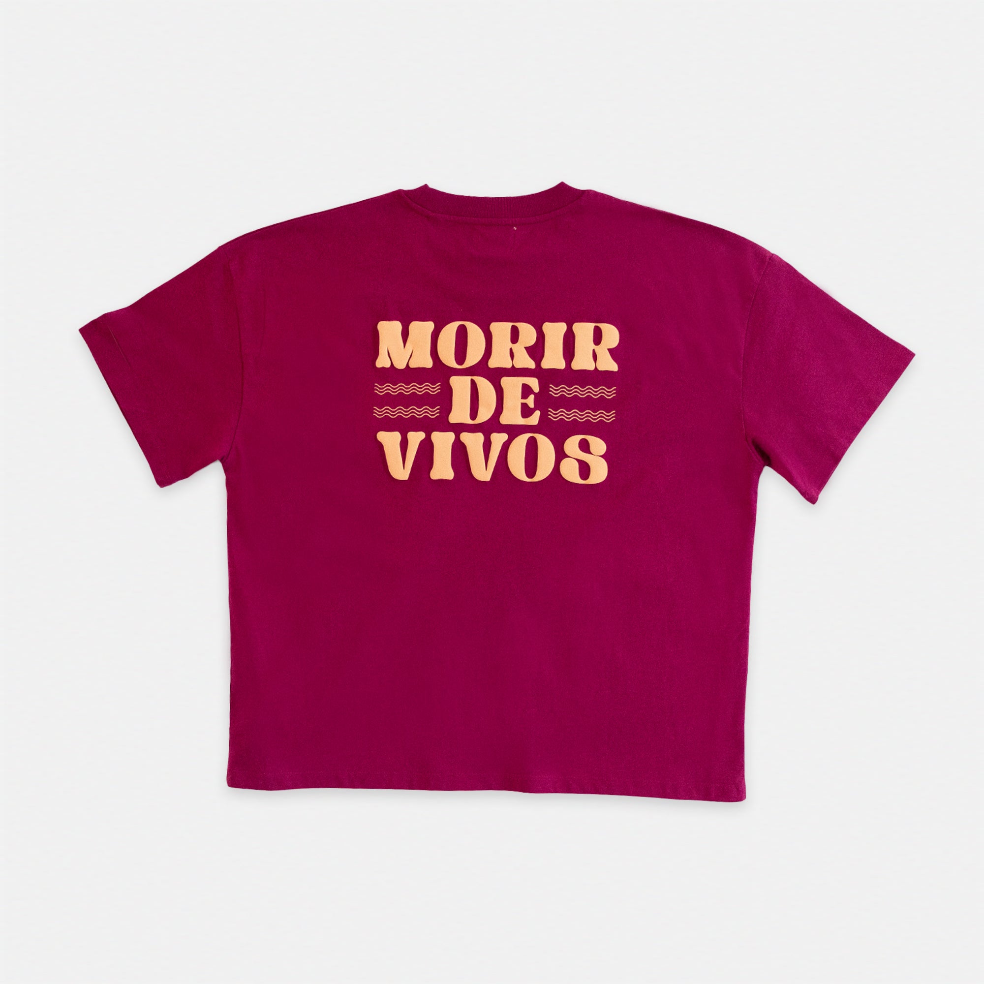 Camiseta Boxy Morir de Vivos - Chica