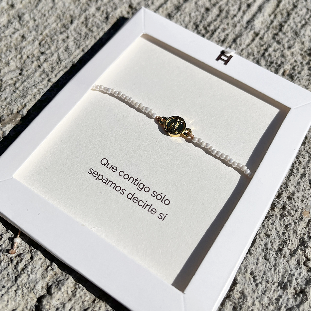 Pulsera de abalorios Madre de Hakuna